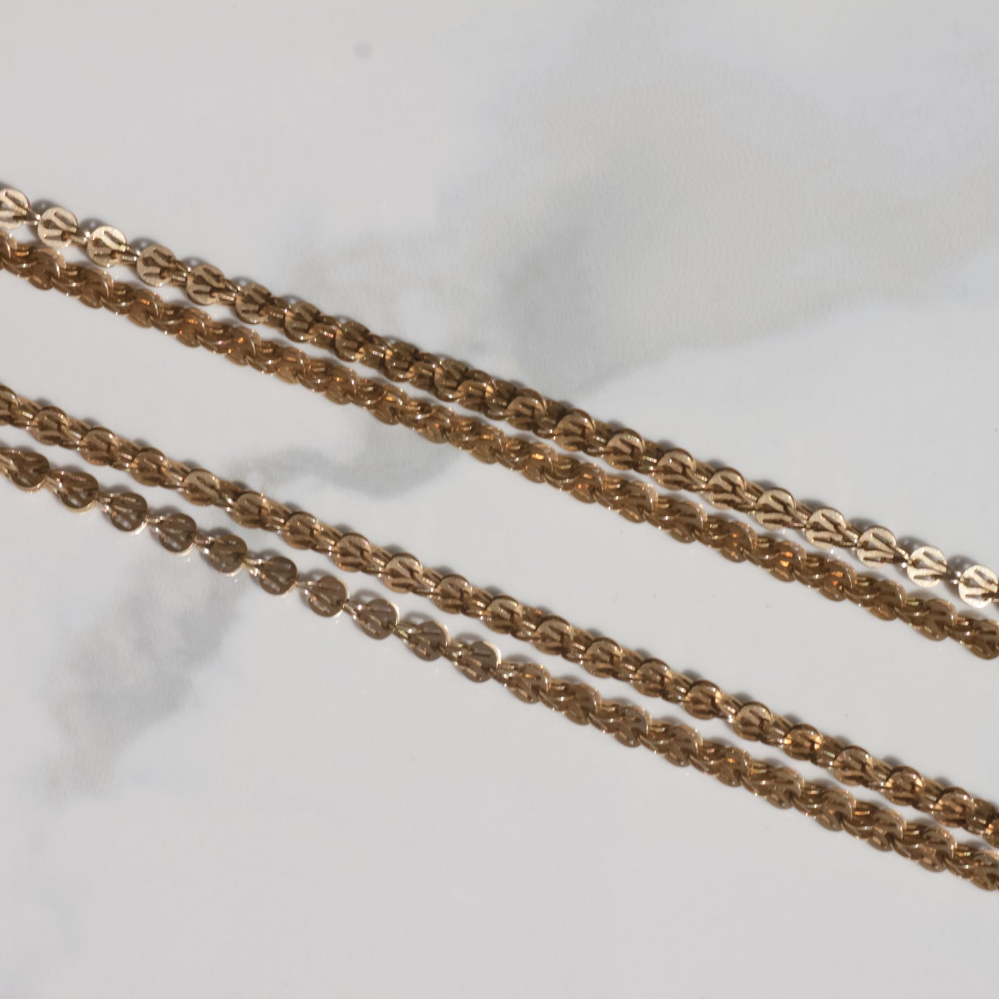 Victorian Long Guard Chain 14k Gold