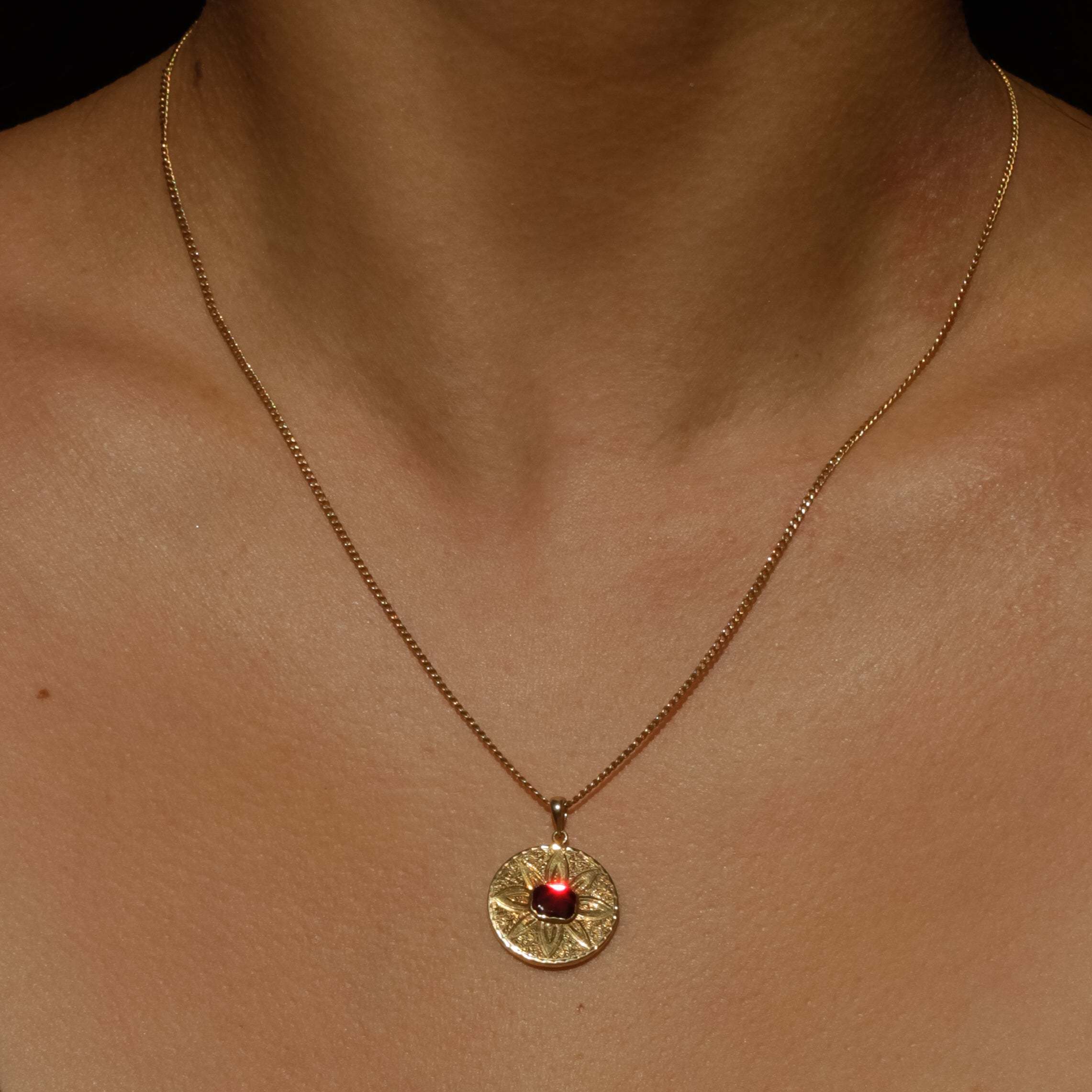 Antique Victorian Garnet Pendant